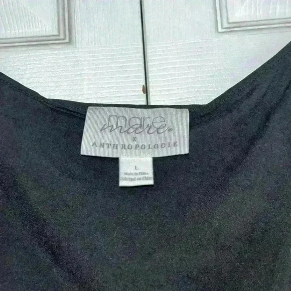 NWOT Anthropologie Cami top, Black - Picture 2 of 3